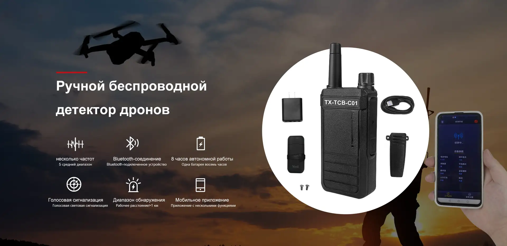 Система за откриване на UAV Китай